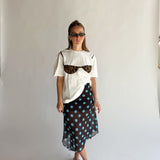 Polka Dot Sheer Skirt