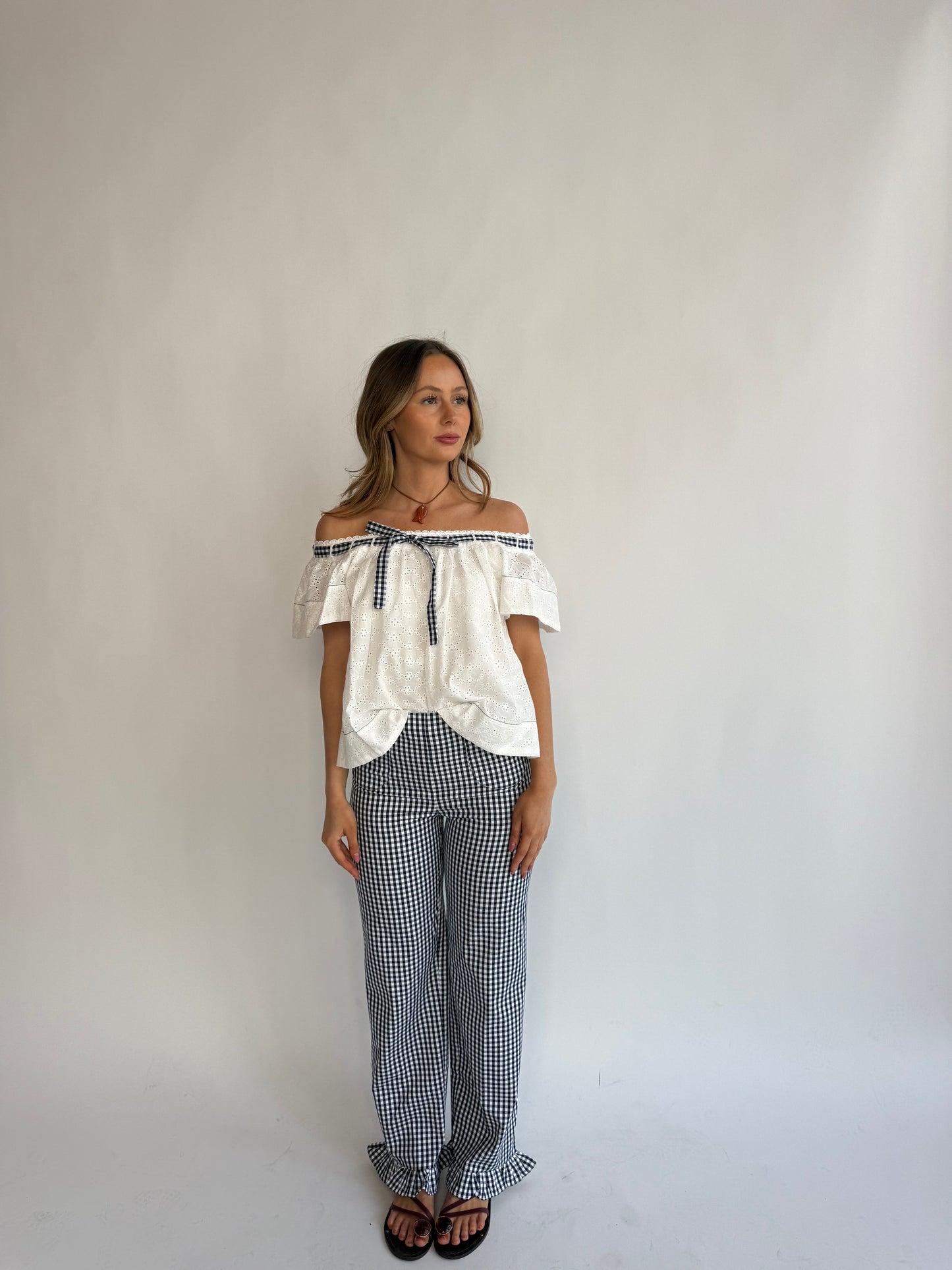 Sofia Gingham Pants