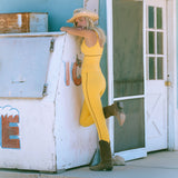 CloudLuxe High Rise Leggings (Banana)