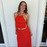 Tomato Red Crinkle Set