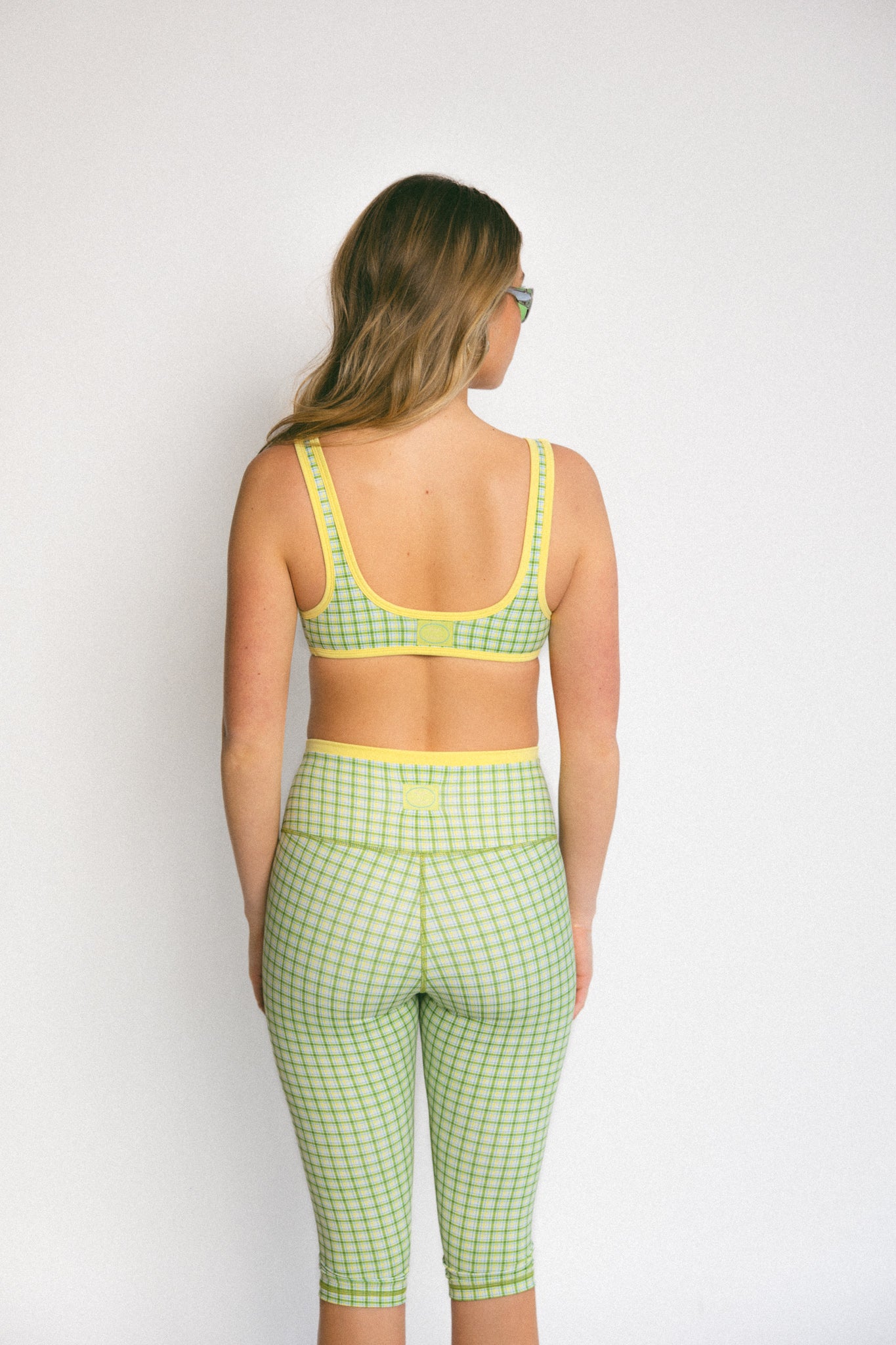 Double Layered Capris (Plaid)