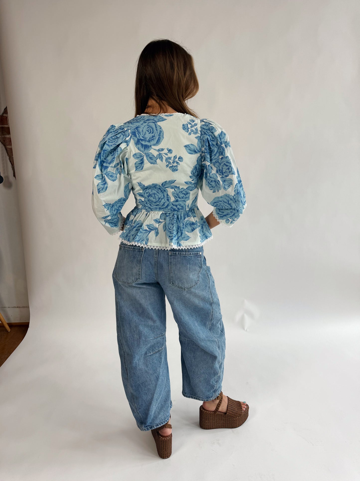 Ana Floral Puff Sleeve Blouse