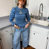 Chia Checkered Blouse