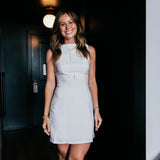 Sofia Buckle Mini Dress