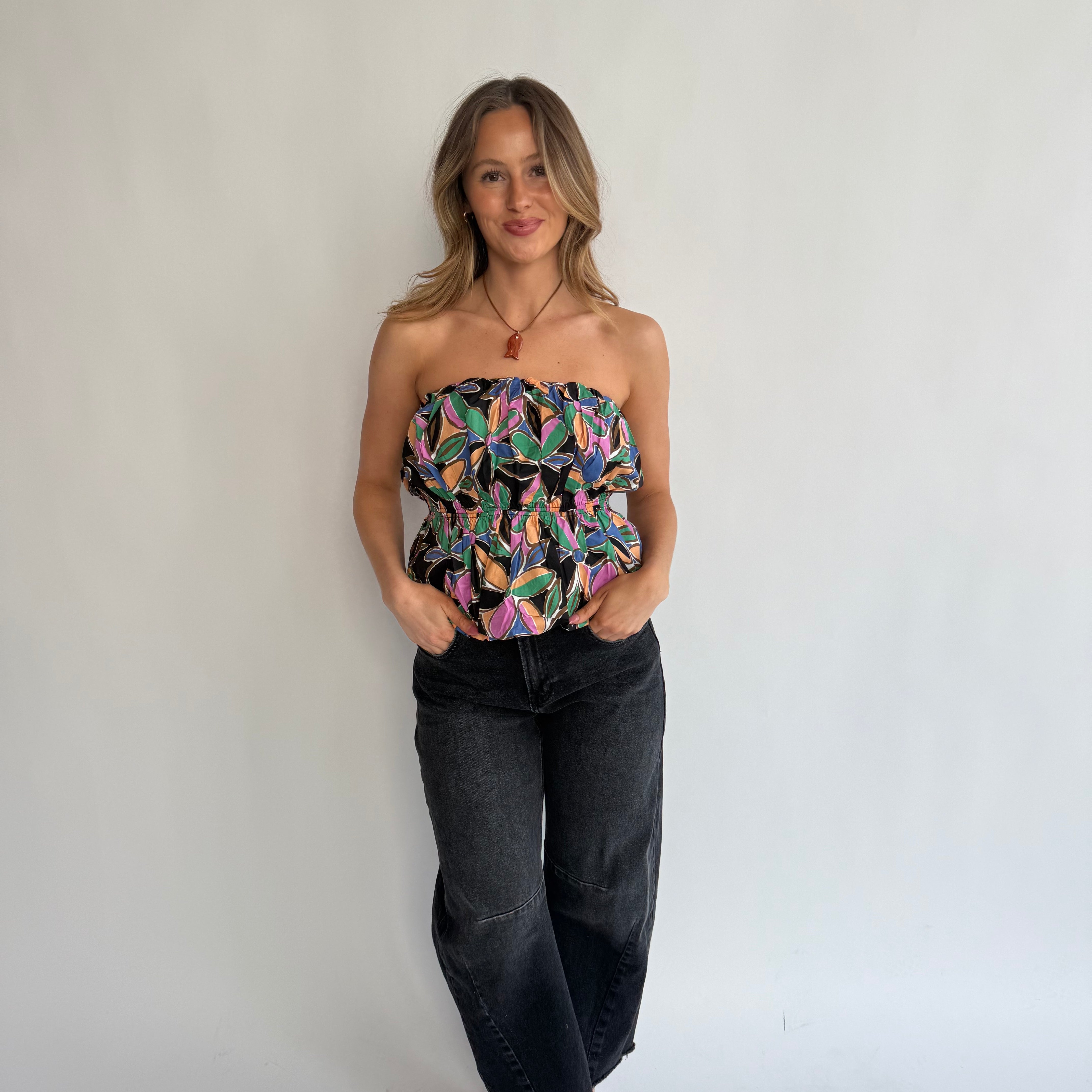 Floral Tube Top