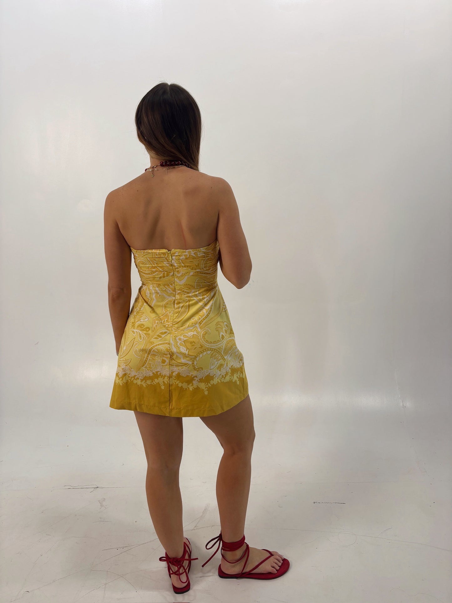 Mustard Yellow Mini Dress