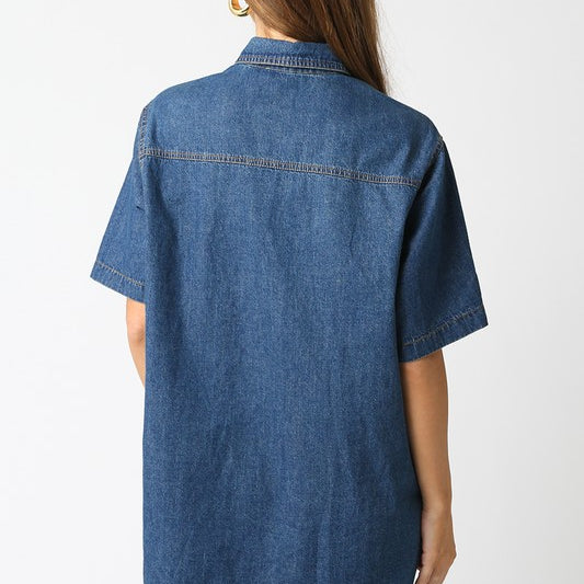 Denim Mini Dress