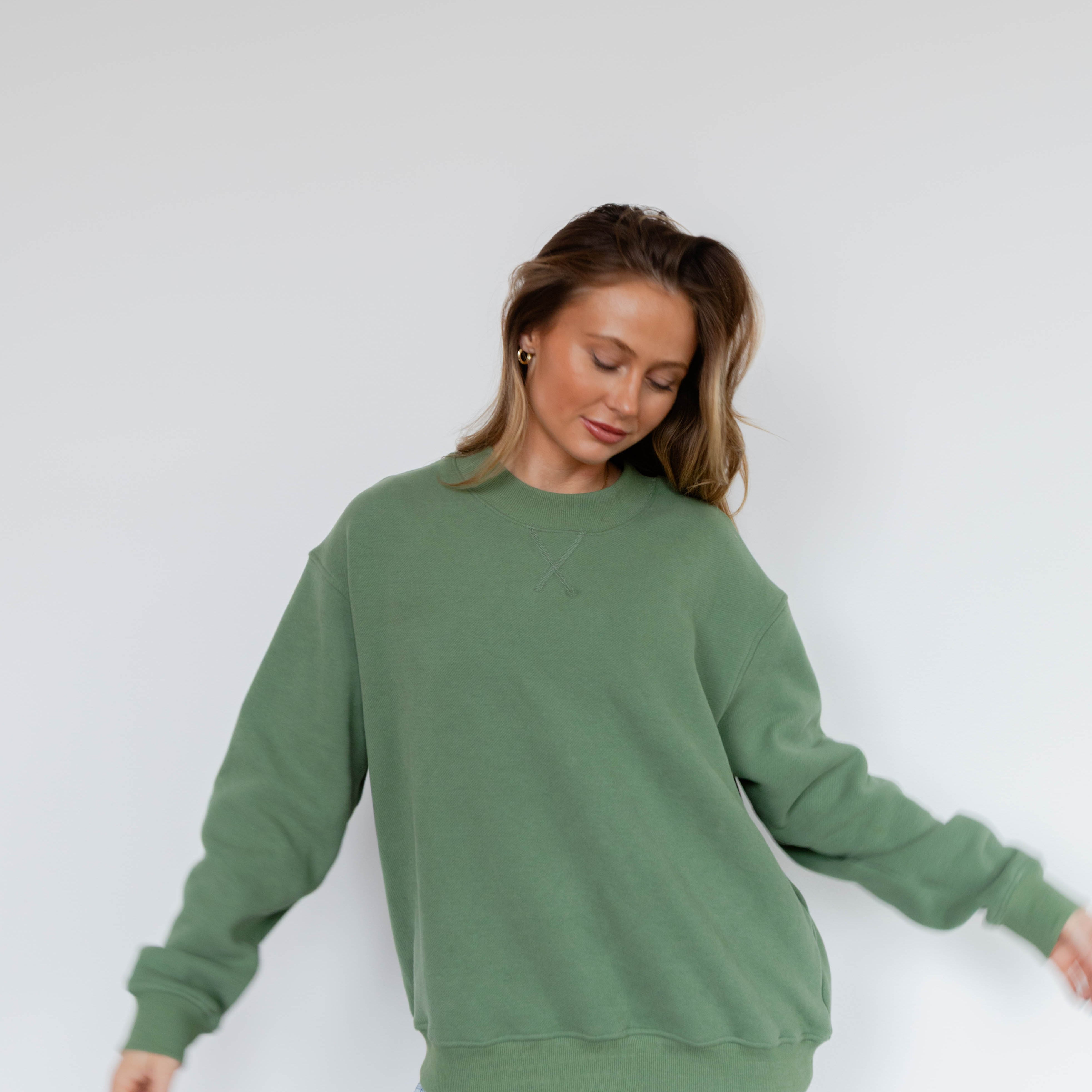 Oversized Mock Neck