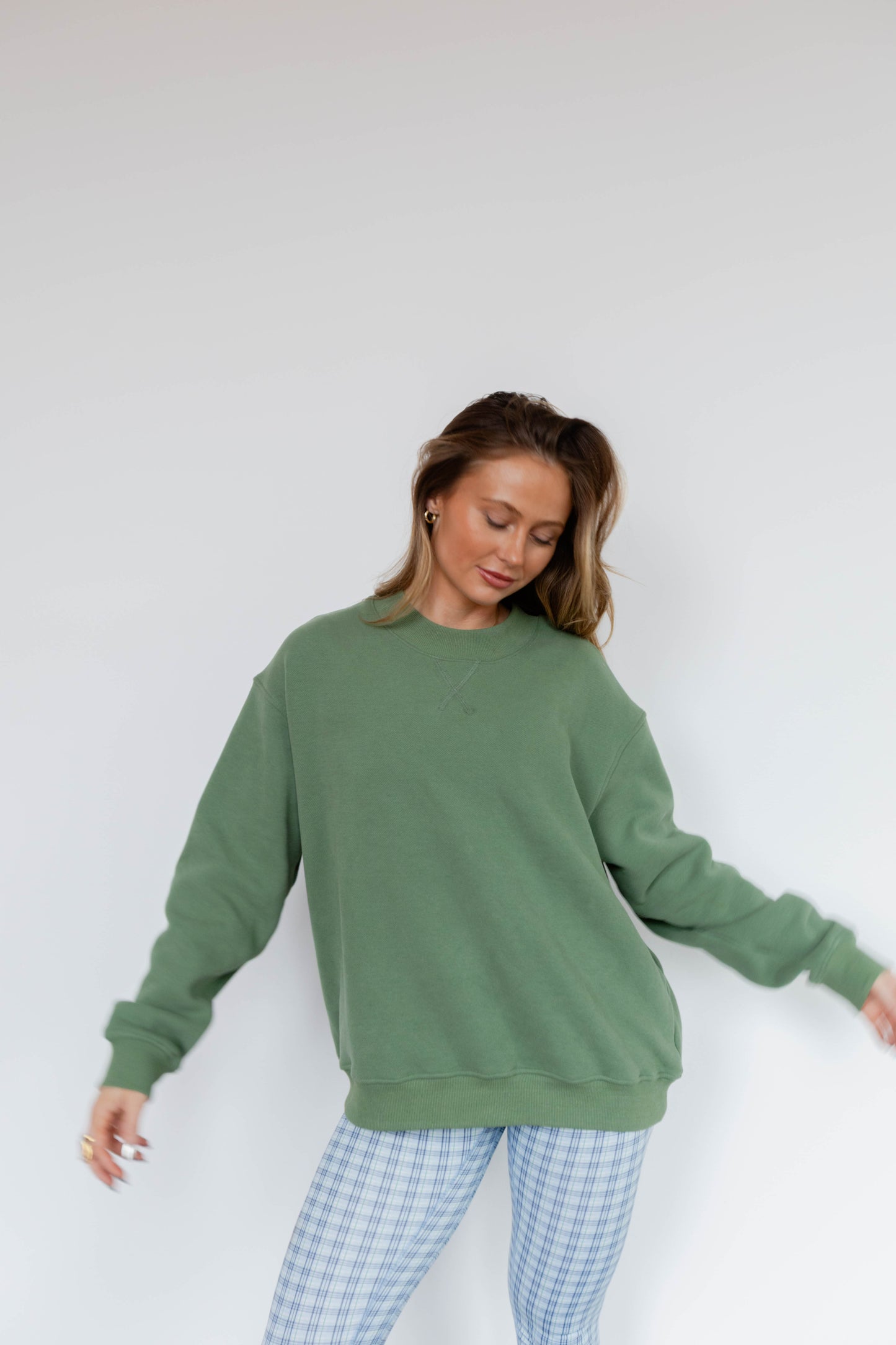 Oversized Mock Neck