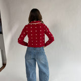 Scallop Heart Sweater