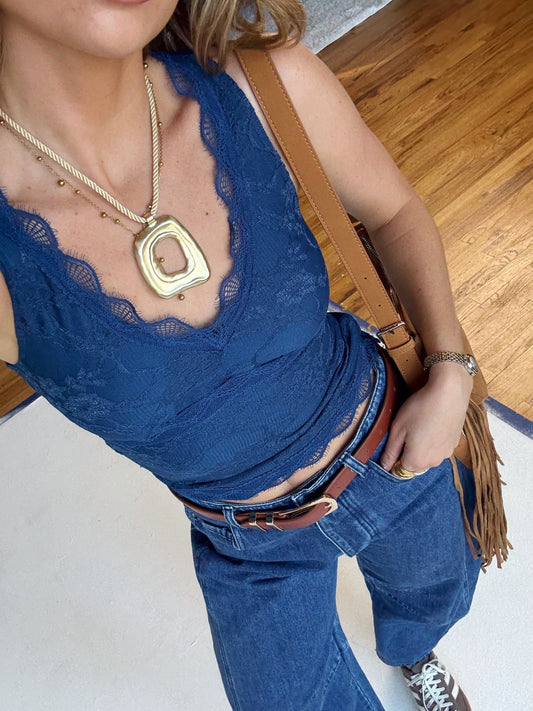 Persian Blue Lace Tank