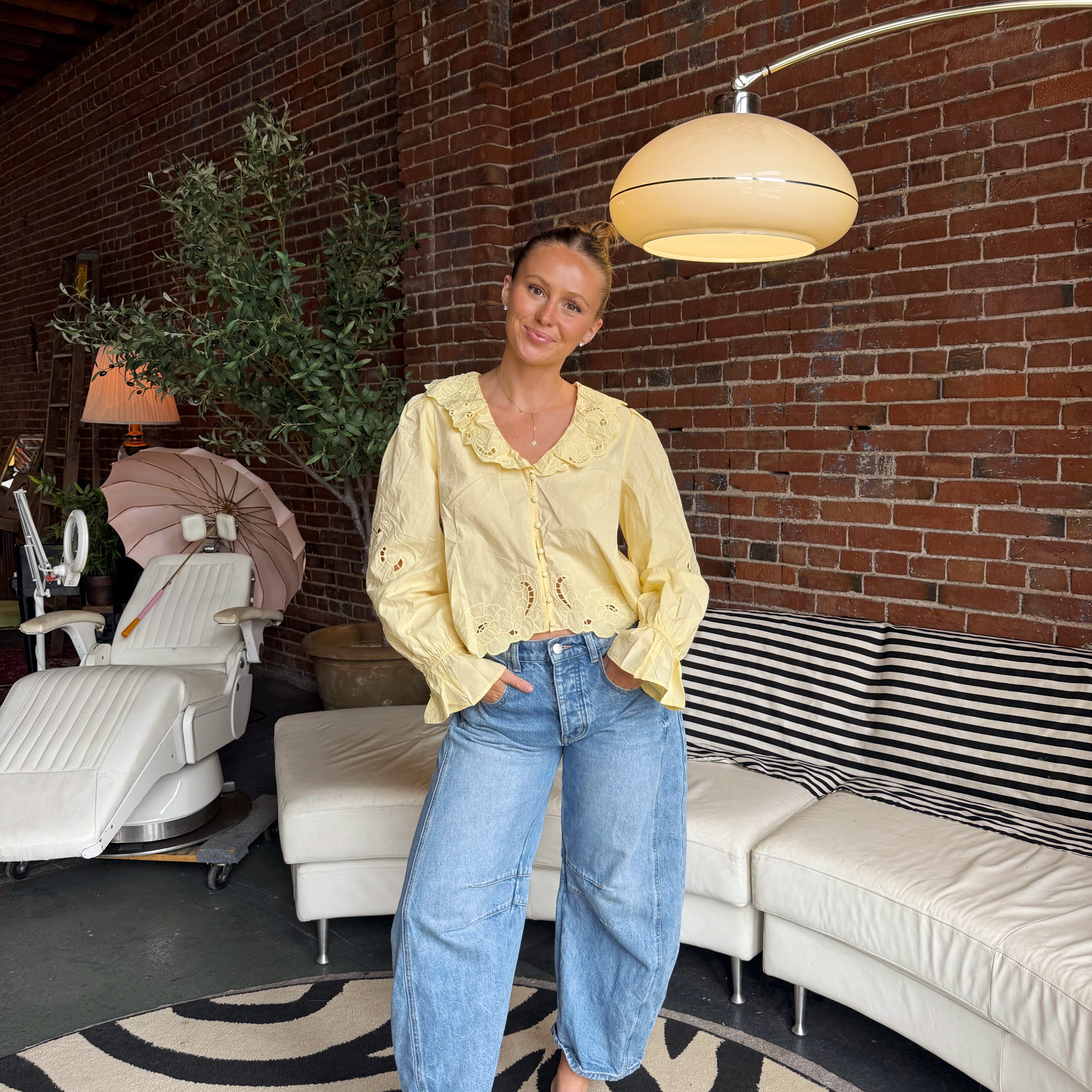 Emeline Butter Blouse