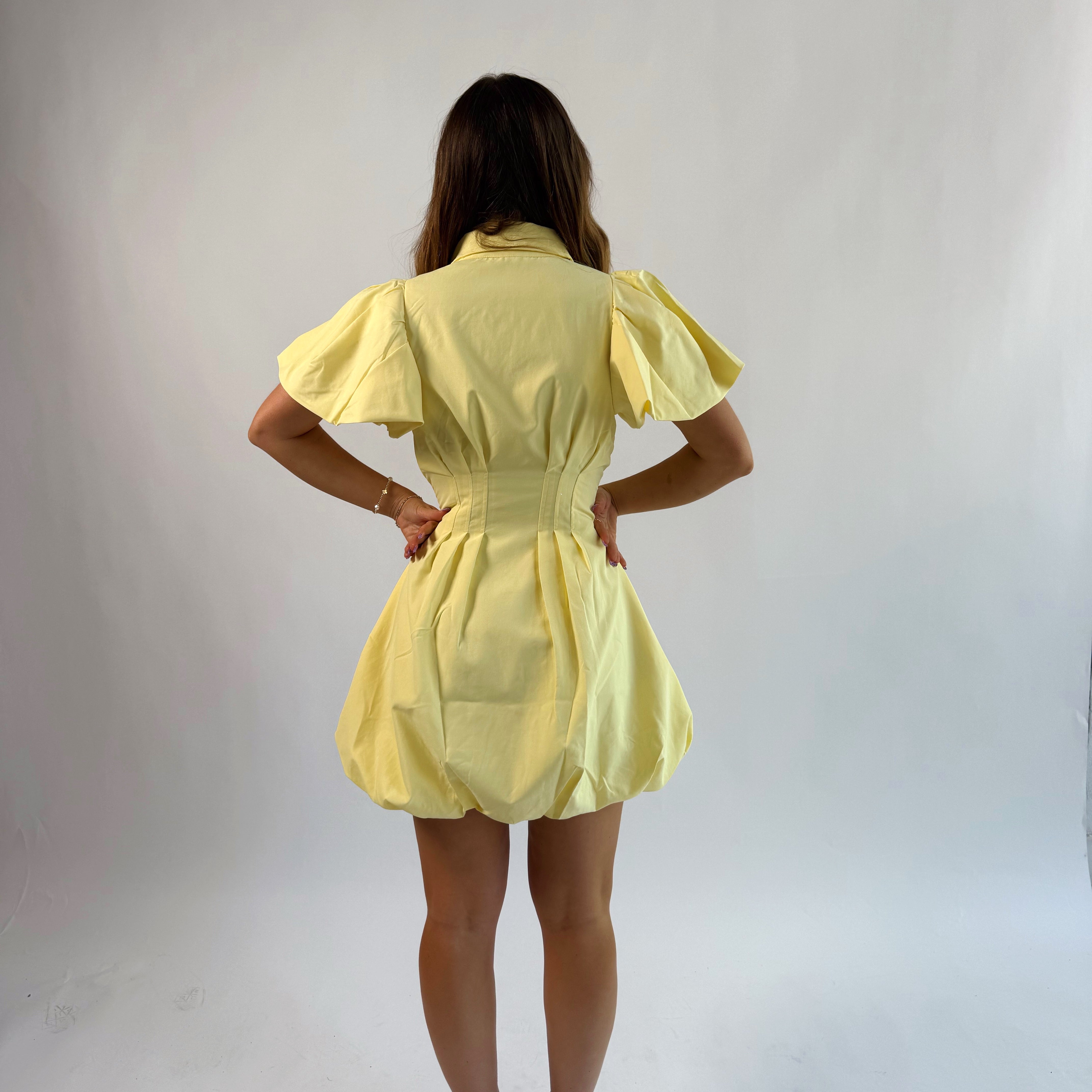Butter Yellow Mini Dress