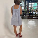 Randy Striped Swing Mini Dress