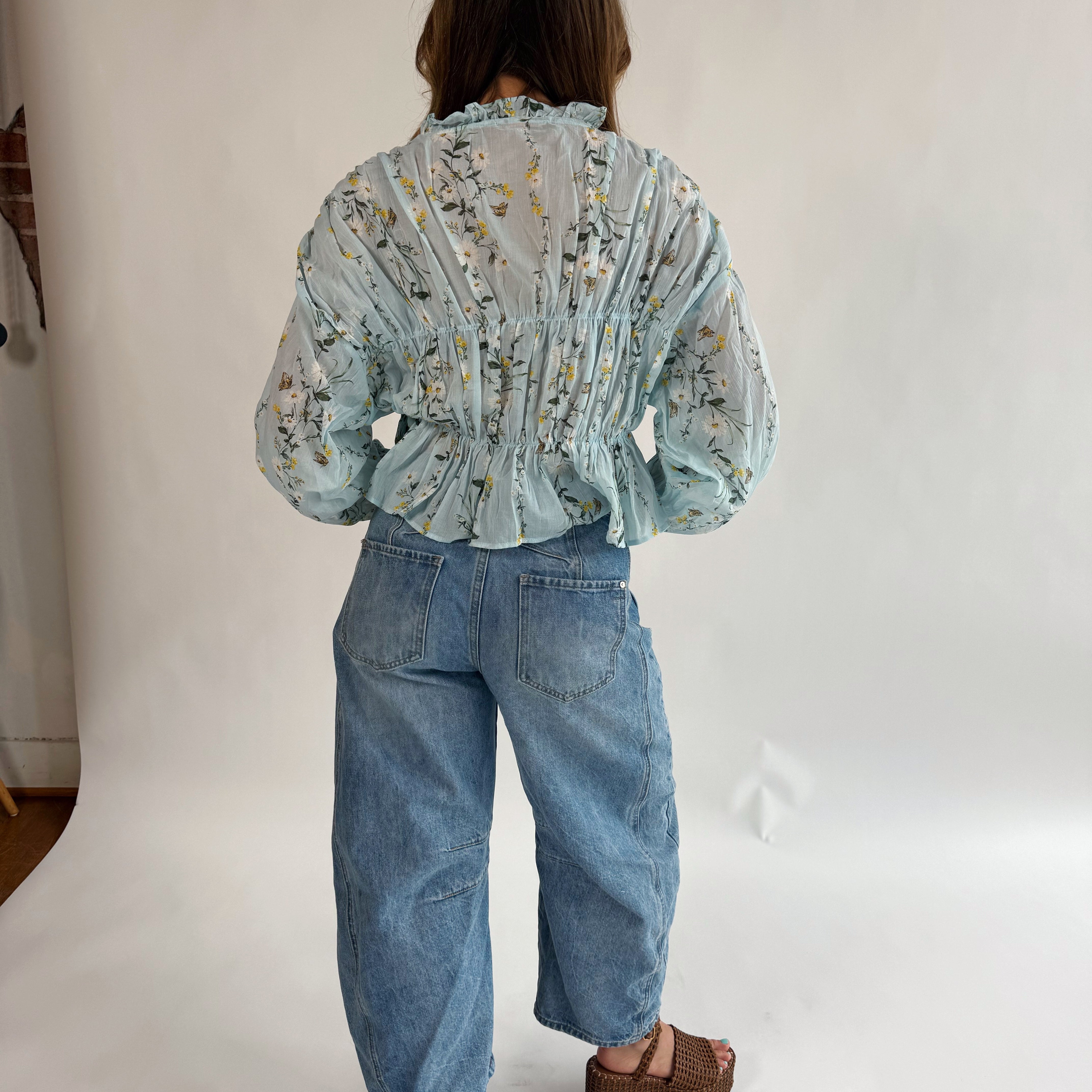 Shea Floral Smocked Blouse