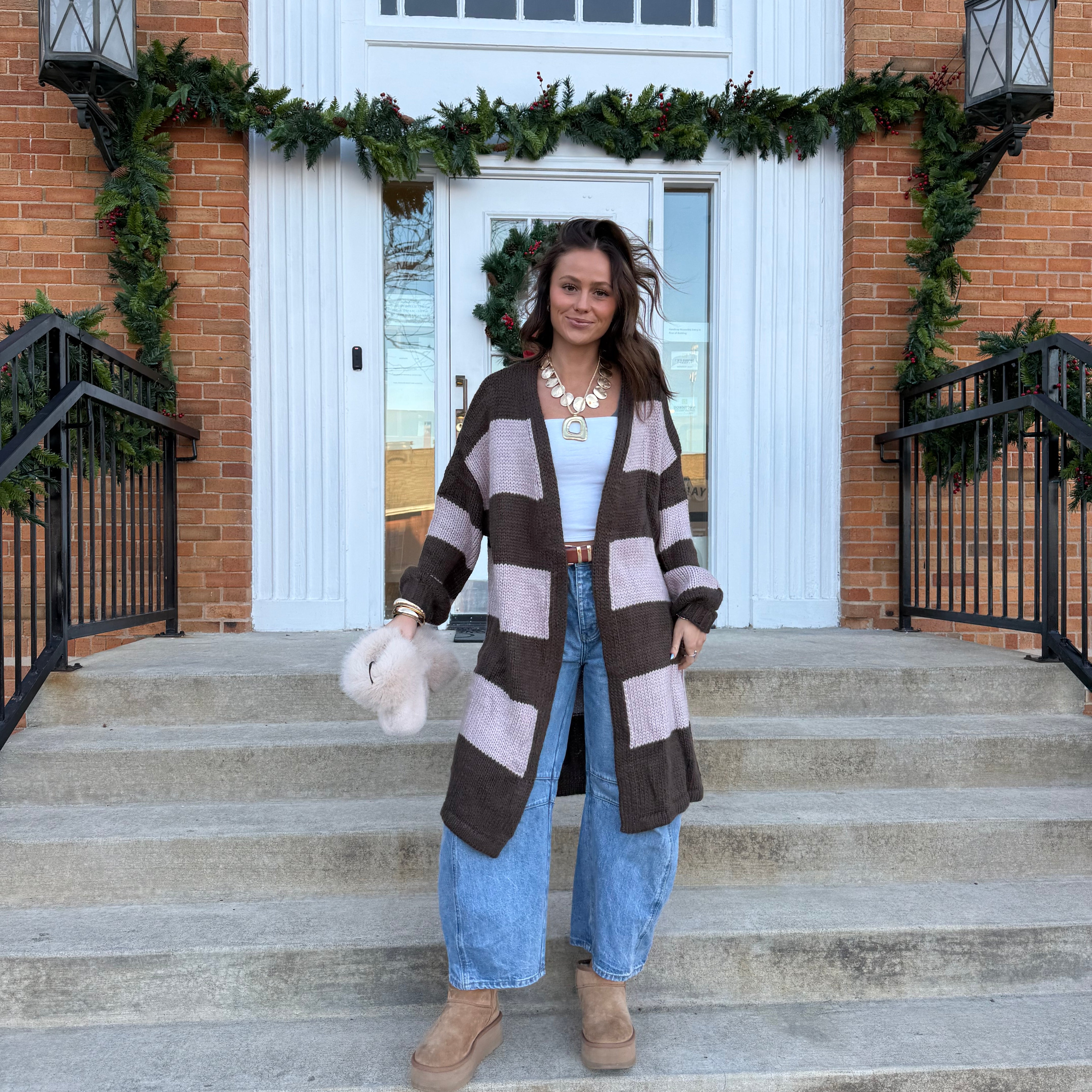 Striped Cardigan