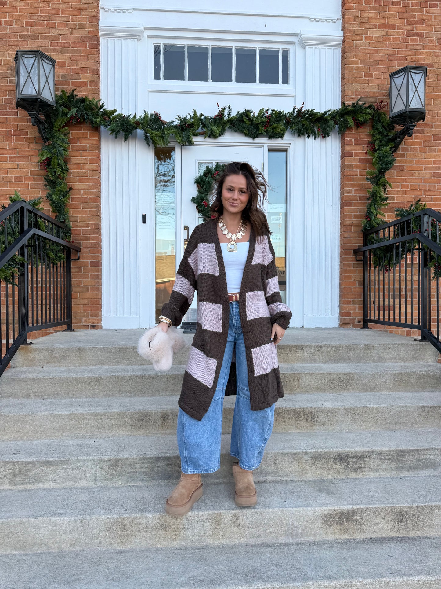 Striped Cardigan