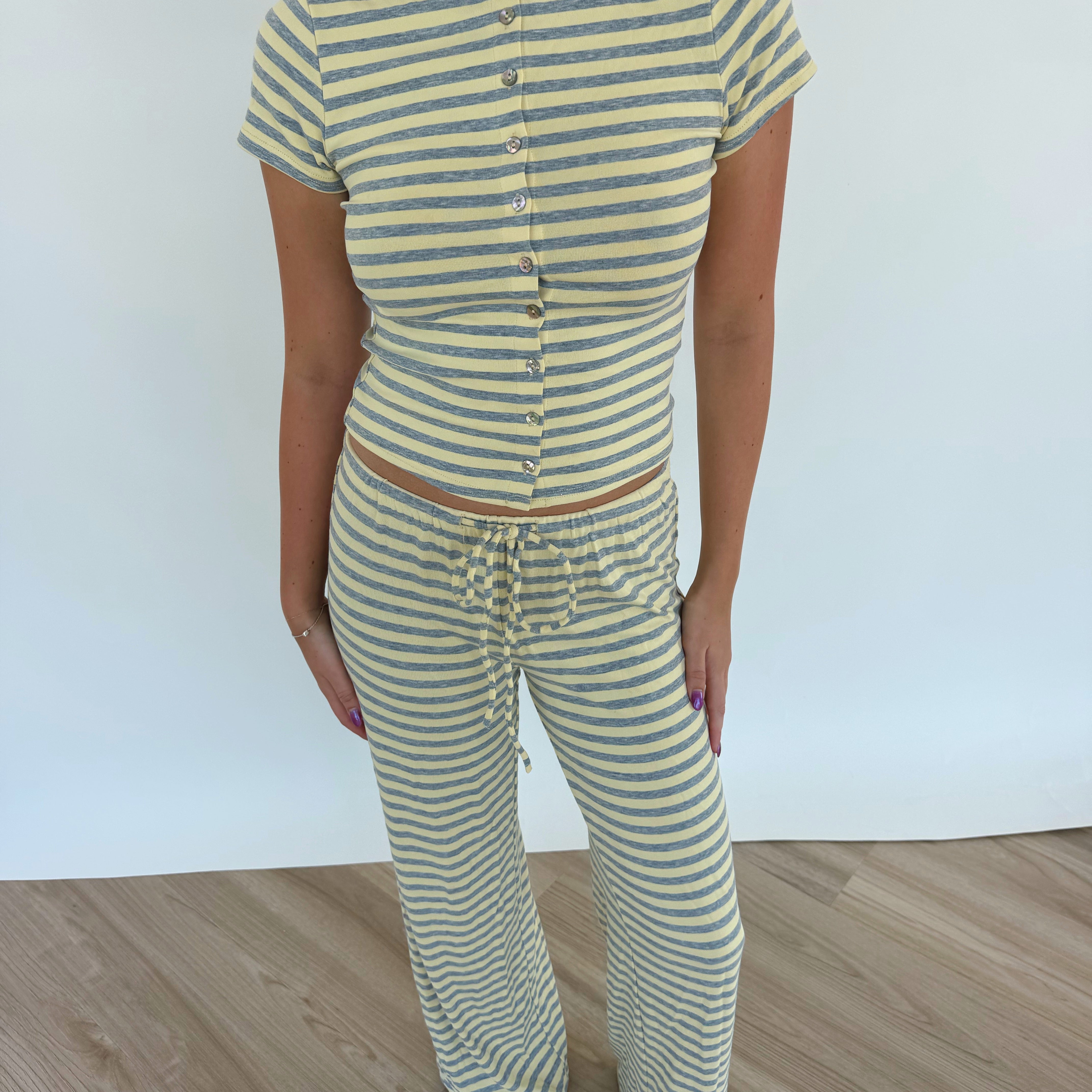 Yellow and Grey Lounge Set