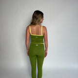 Sporty Lined Tank (GREEN)