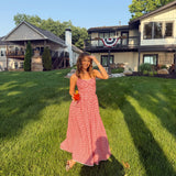 Gingham Maxi
