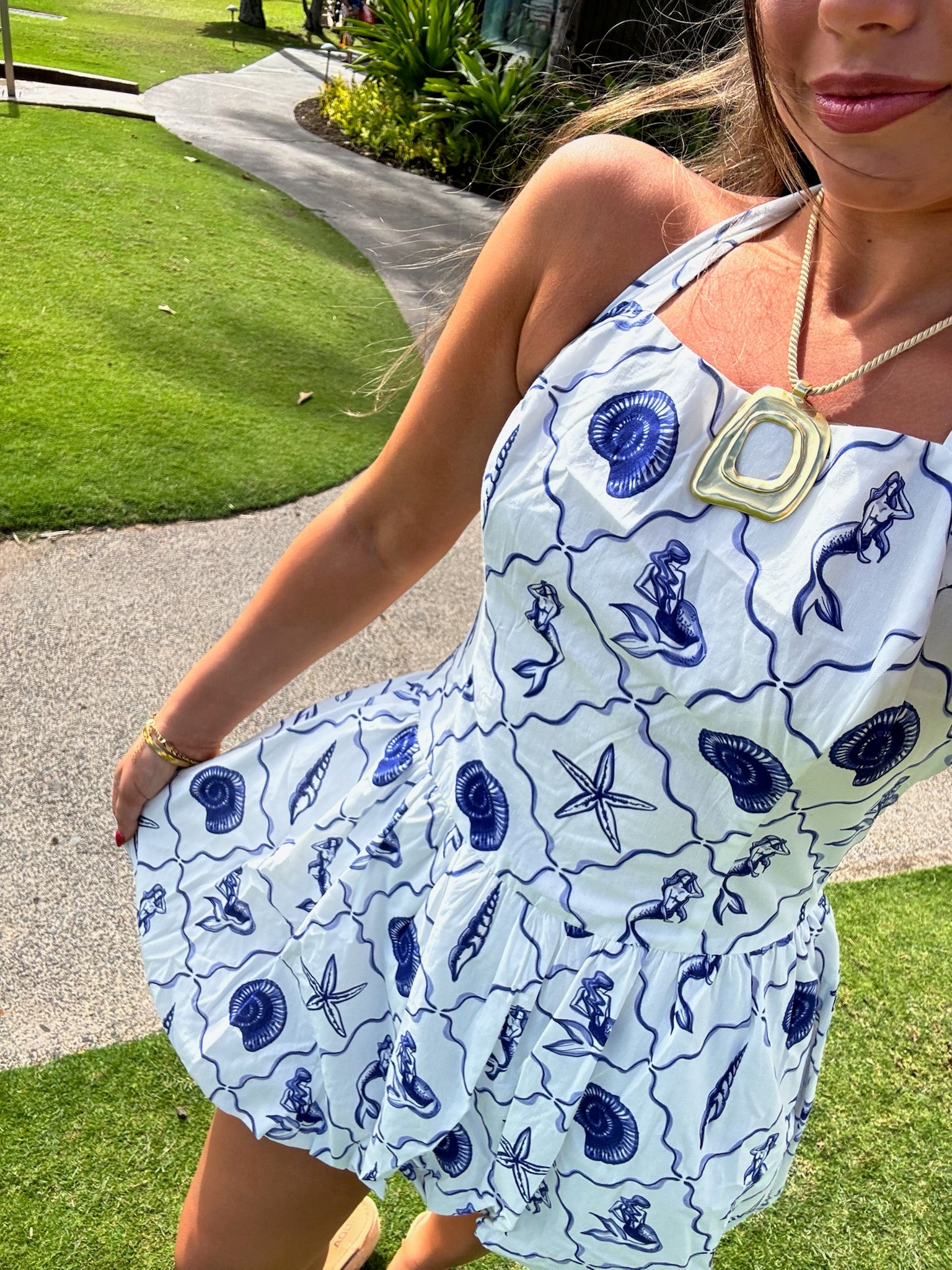 Mermaid Mini Dress Large Mermaid Mini Dress Large