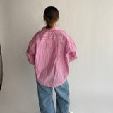 Pink Striped Button Down