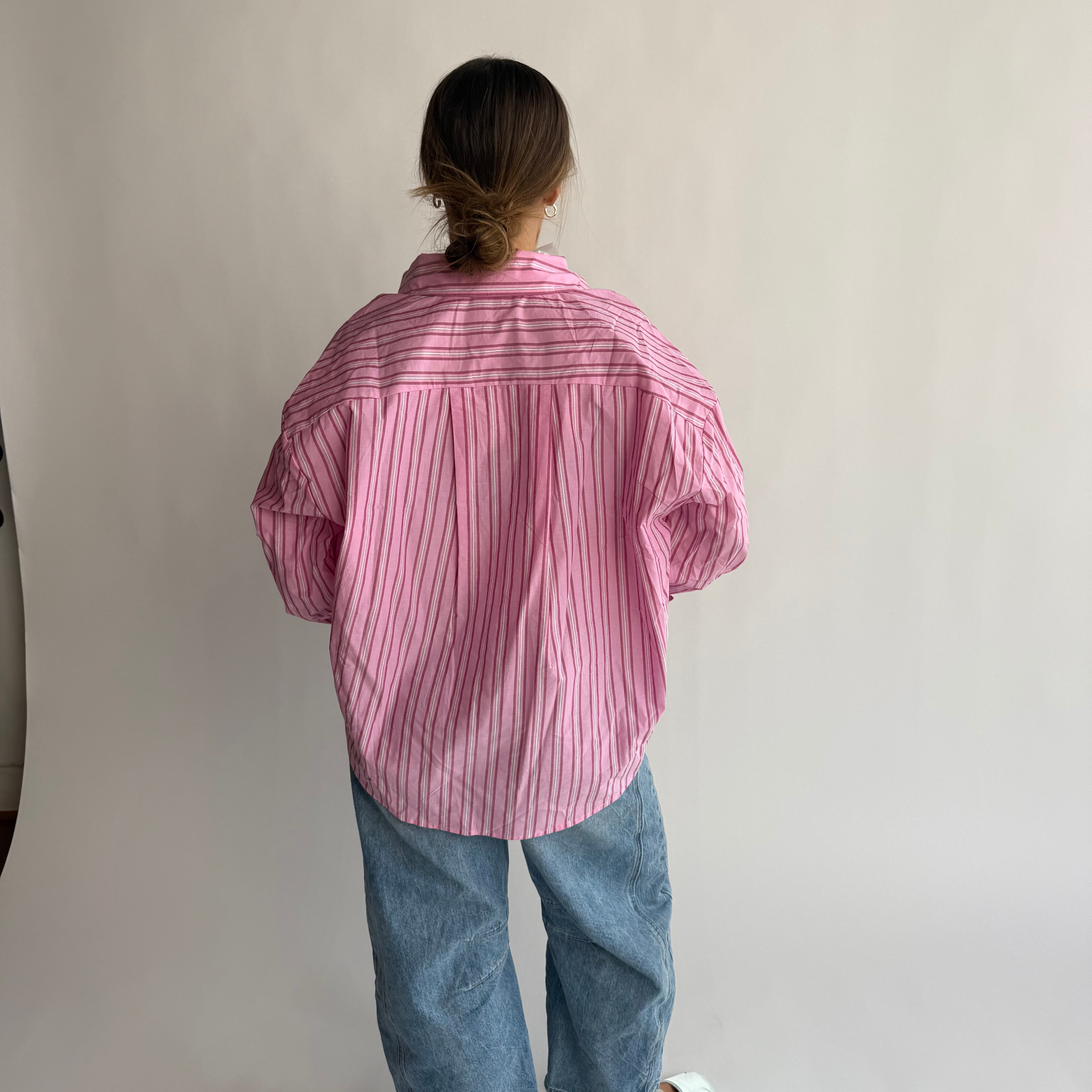 Pink Striped Button Down