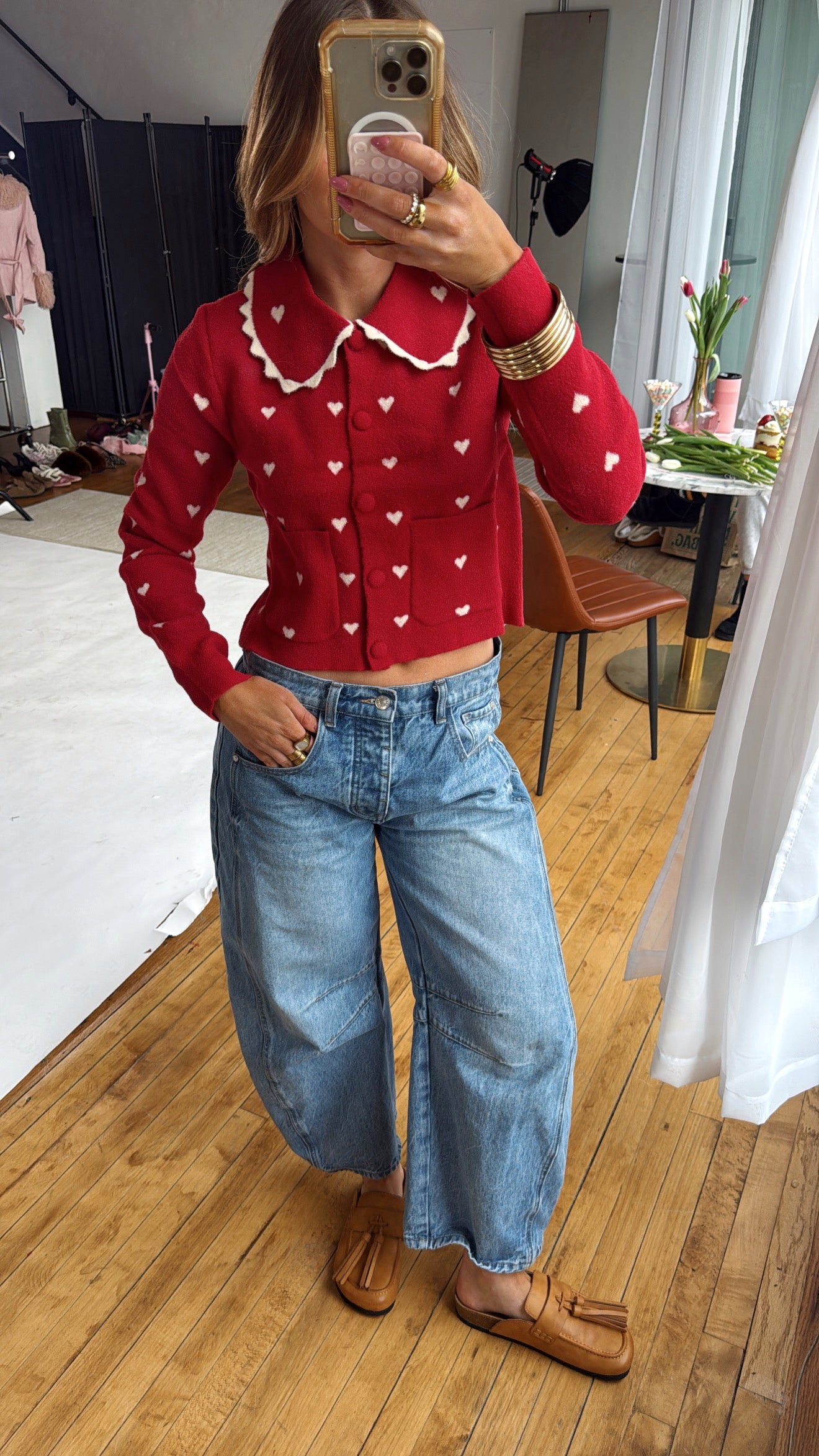 Scallop Heart Sweater