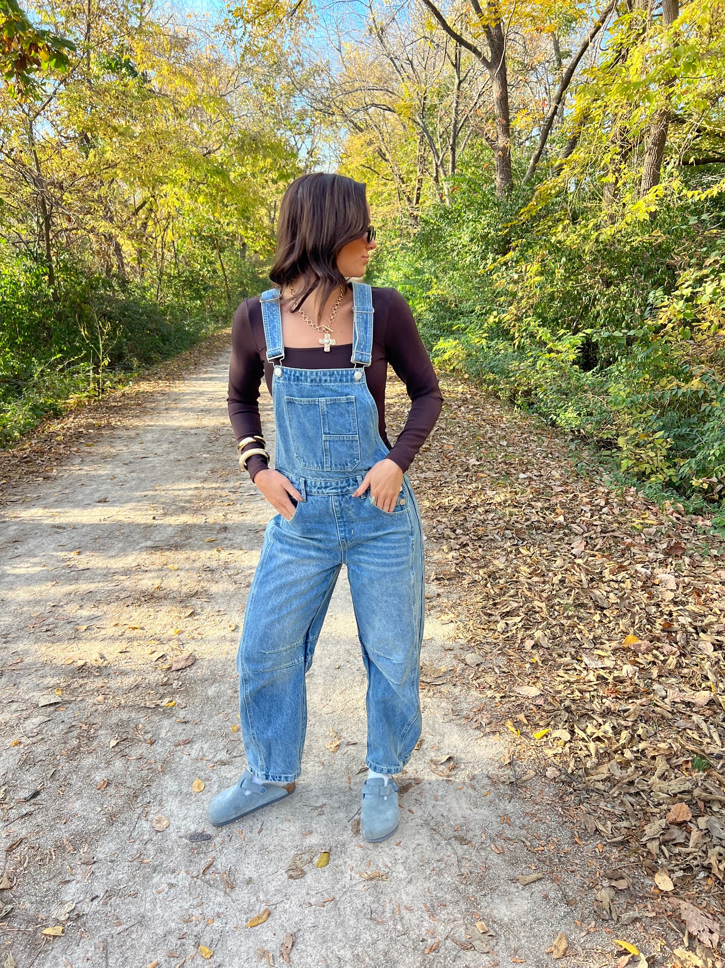 Denim Overalls