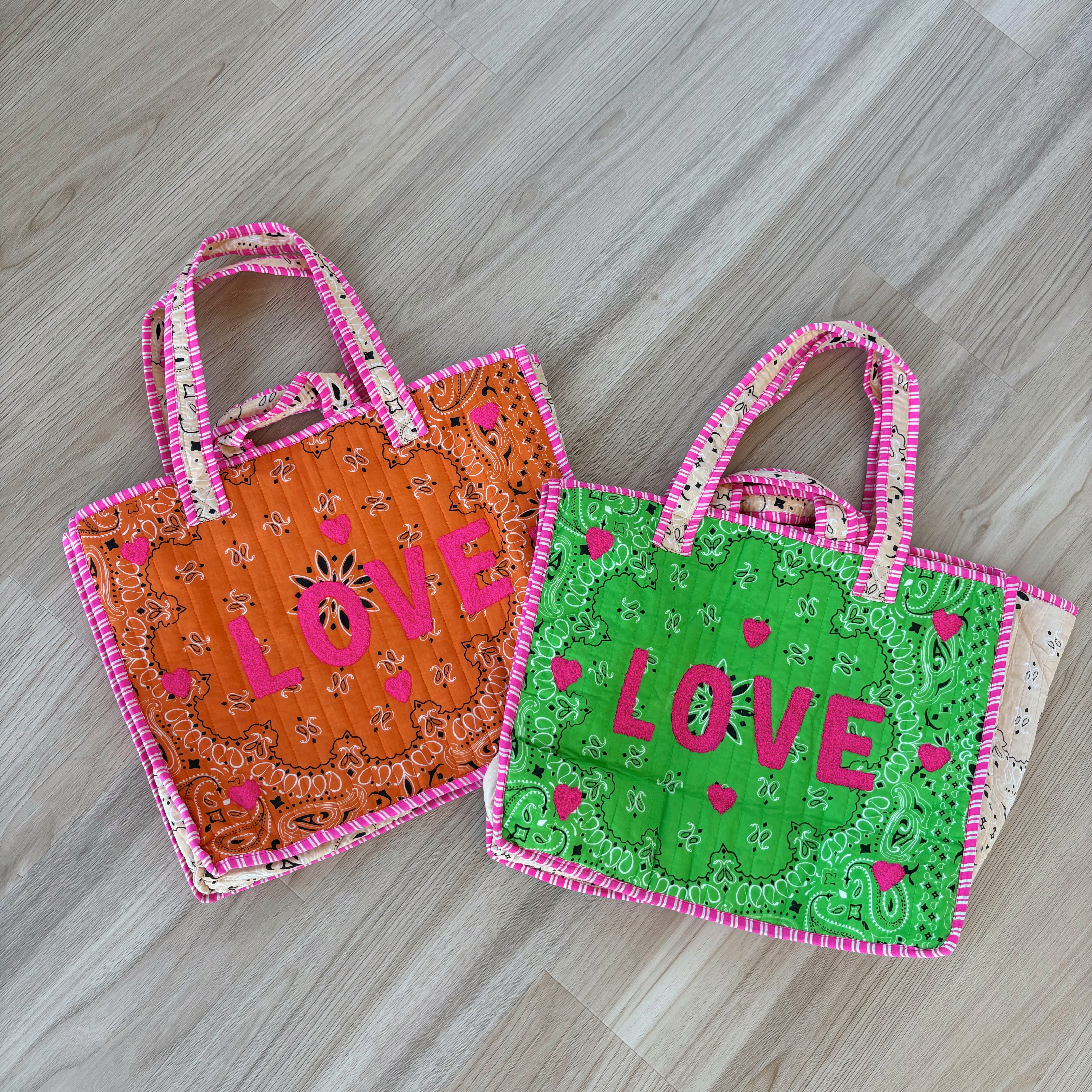 Quilted Bandana Tote