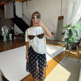 Polka Dot Sheer Skirt