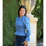 Chia Checkered Blouse