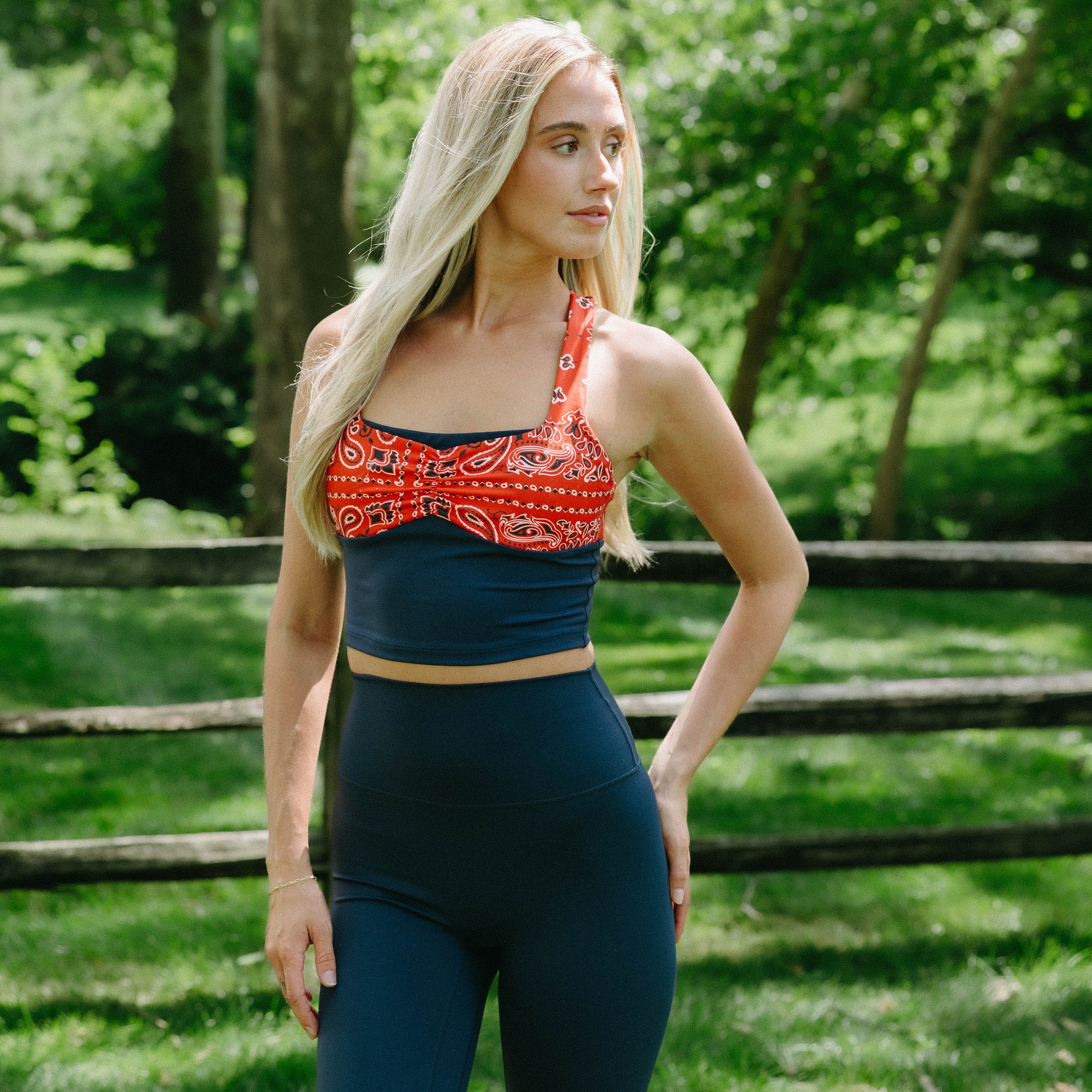 Sporty Capris in Navy (Pre-Order)