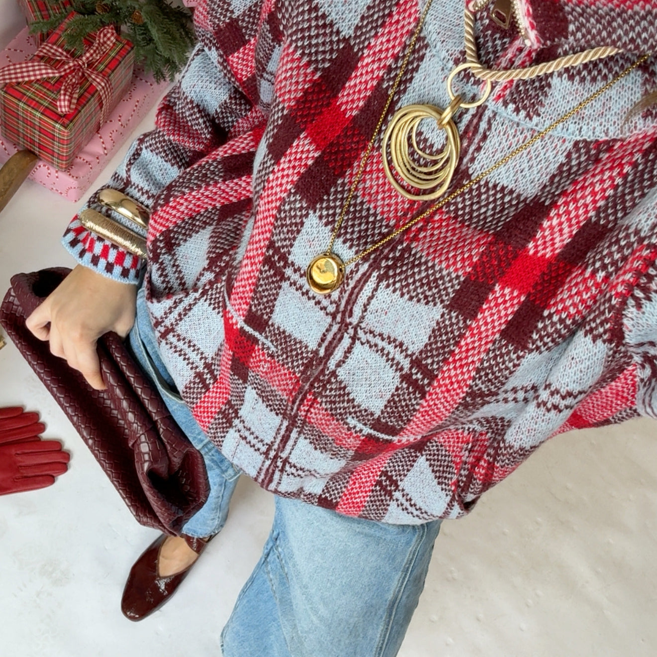 PREORDER Plaid Zip Up