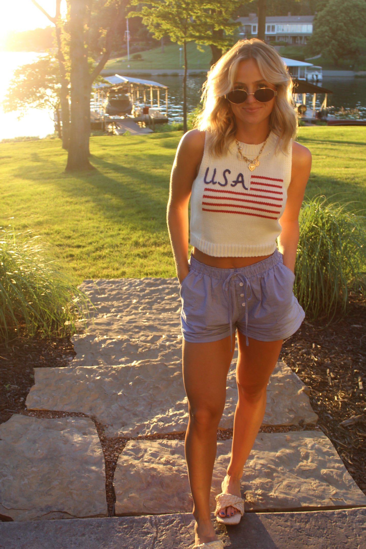 USA Knit Vest