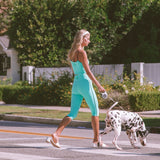 CloudLuxe Capris (Teal)