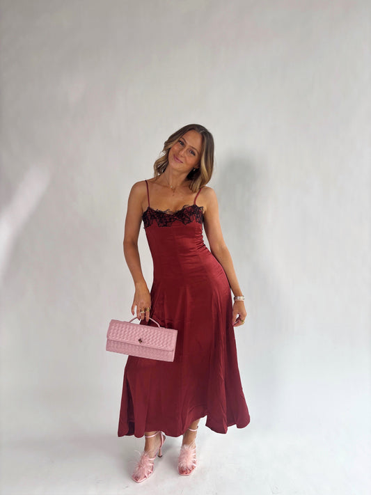 Merlot Midi Dress