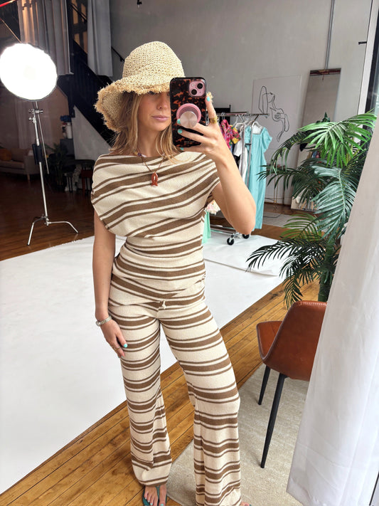 Lucy Striped Set