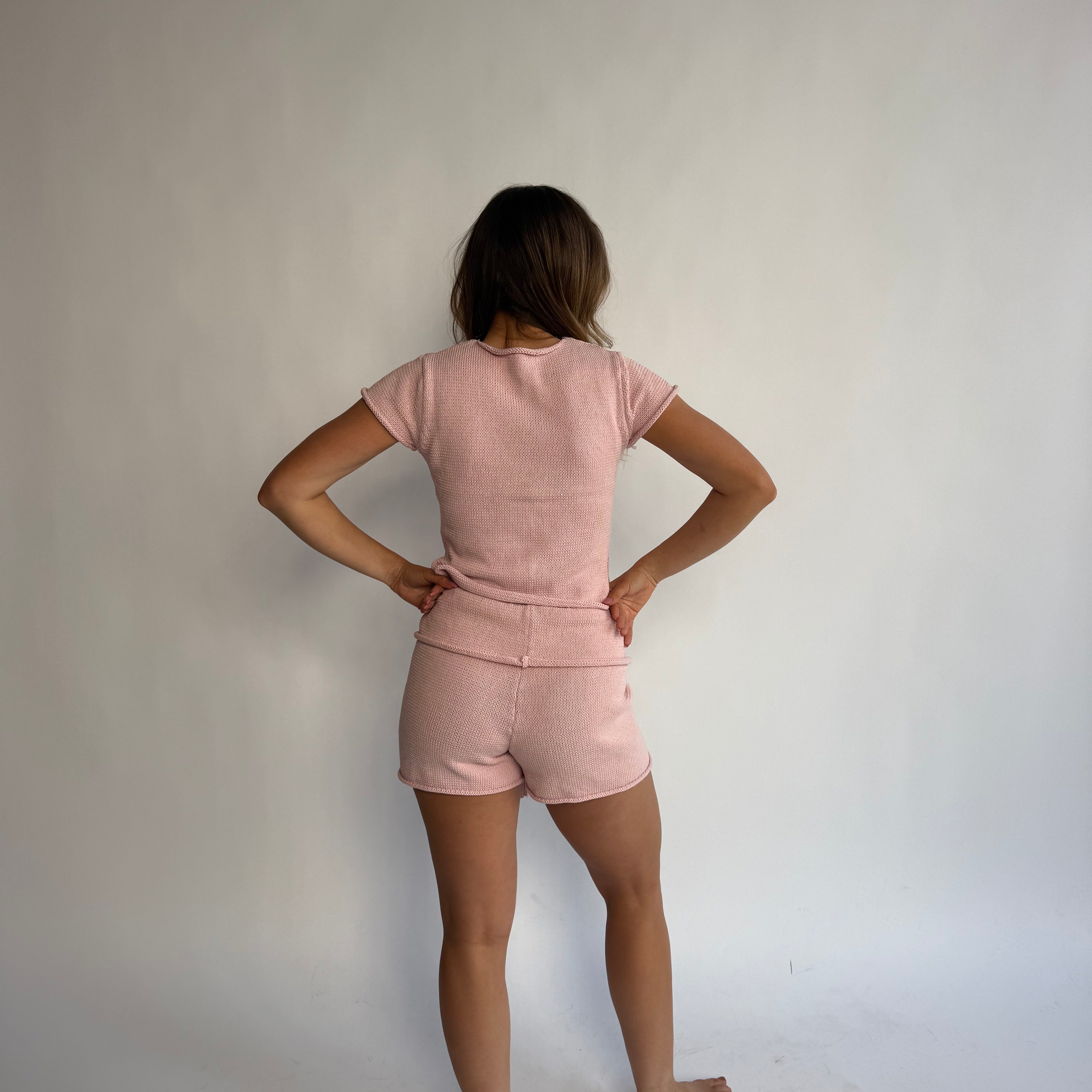 Lilliana Pink Knit Set