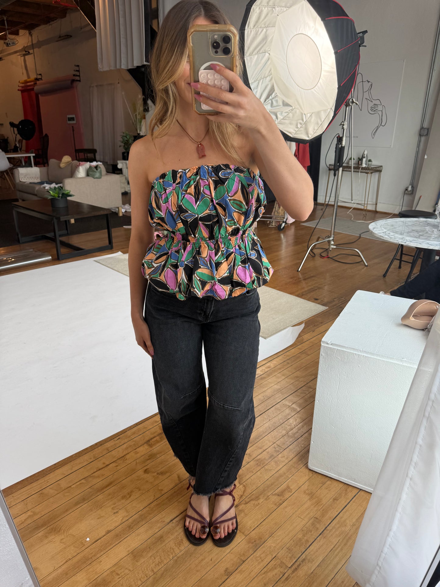 Floral Tube Top