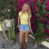 Butter Yellow Top