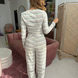 Winter Striped Pants