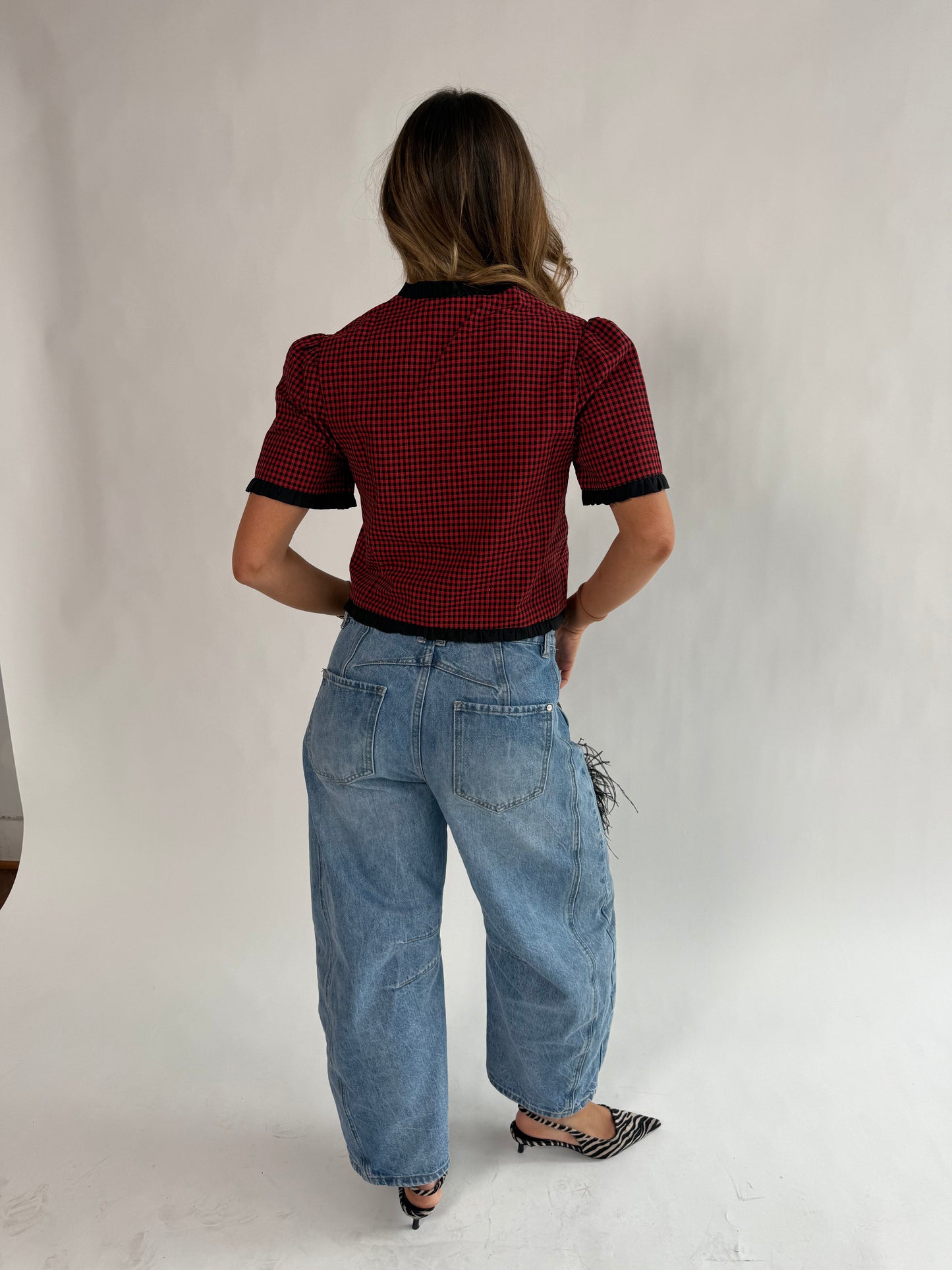Scarlett Checkered Top