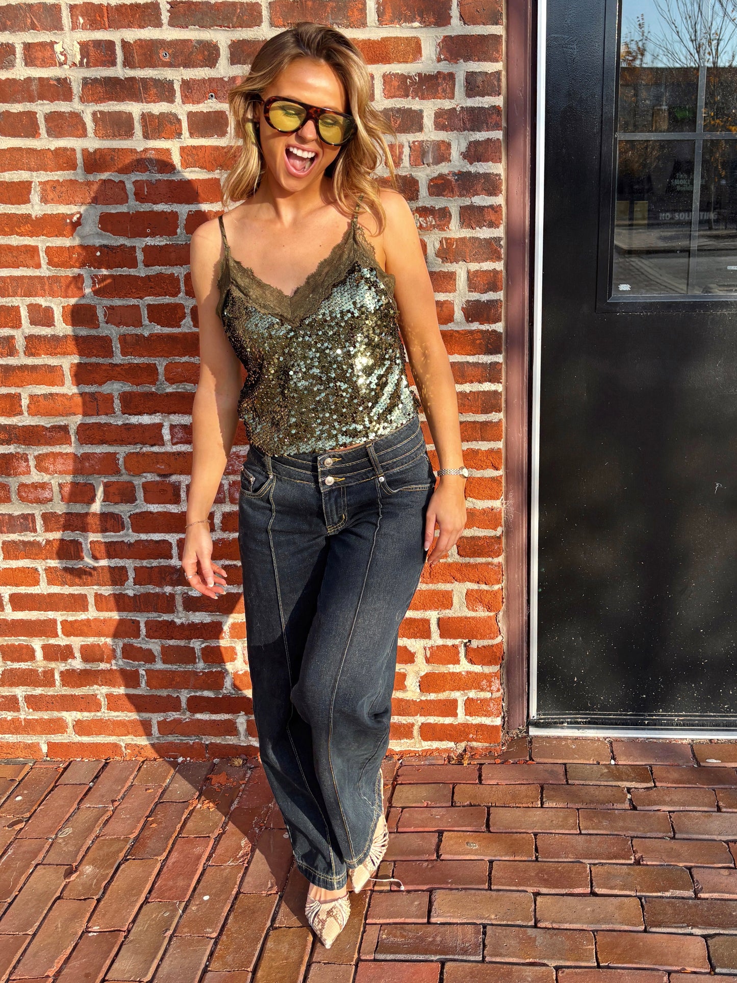 Bridgette Sequin Tank