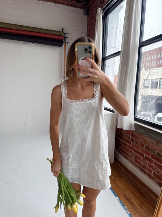Babydoll Dress (White)