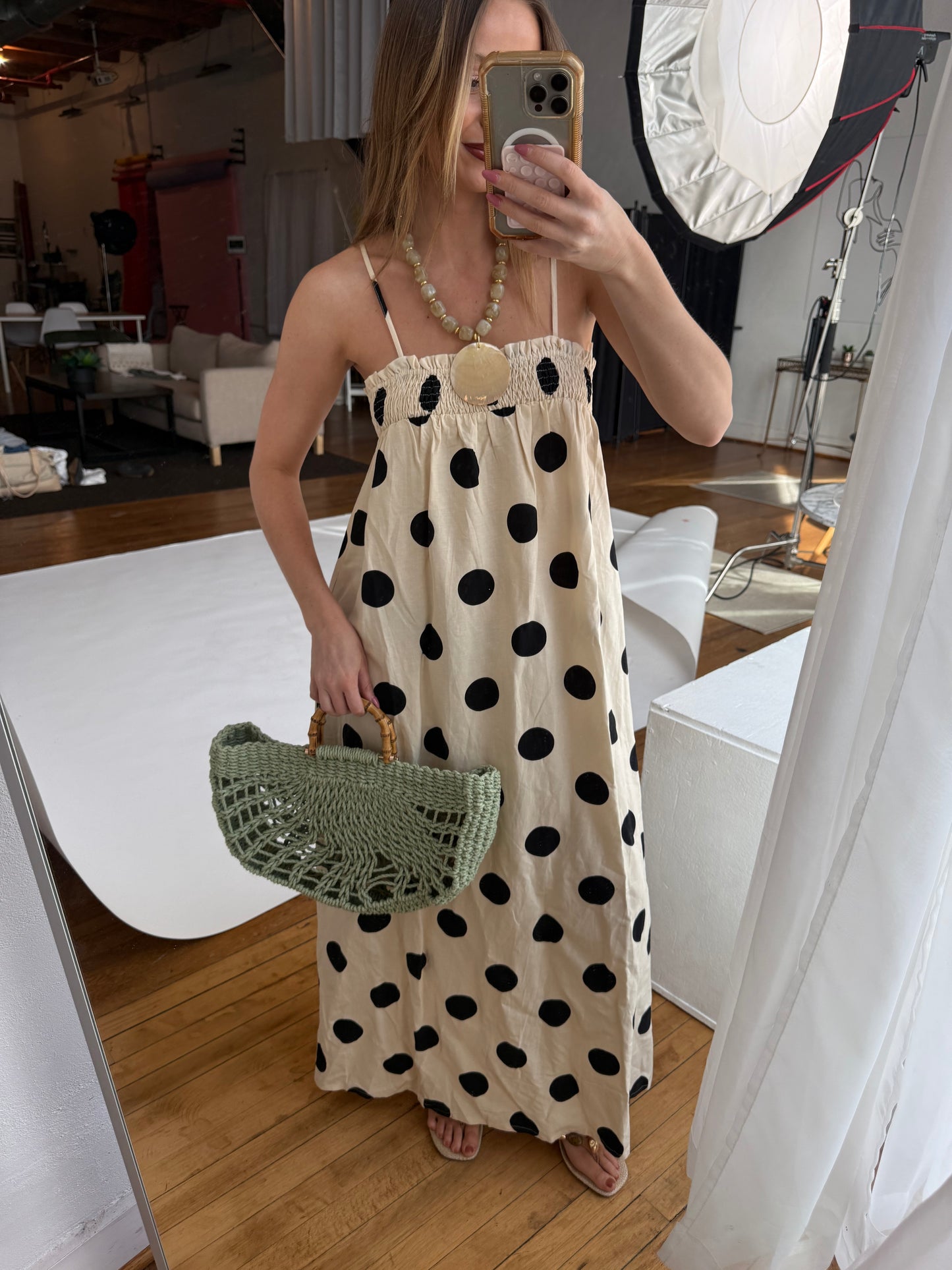Polka Dot Maxi