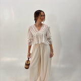 Lillyan Half Puff Sleeve Blouse