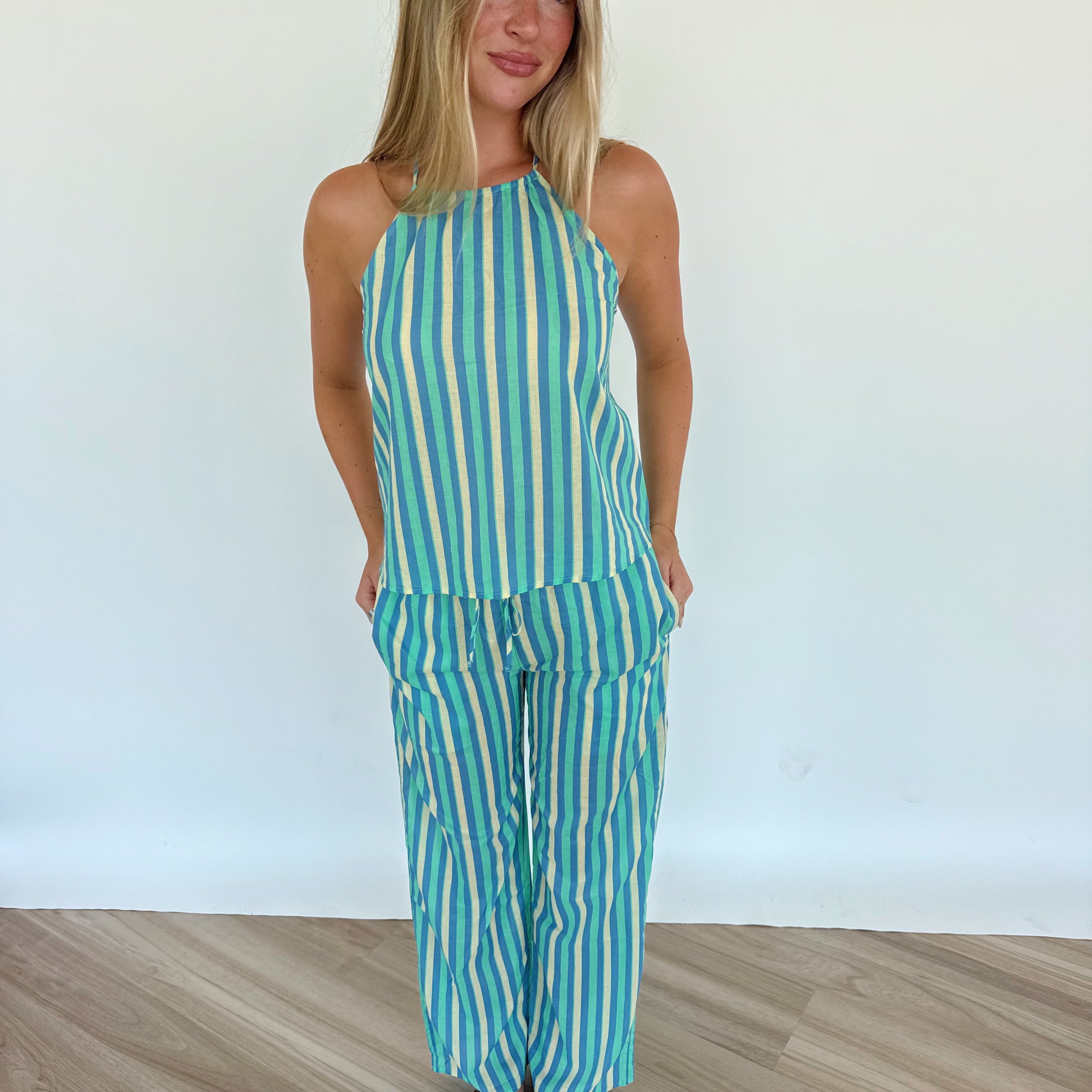 Summer Striped Pants