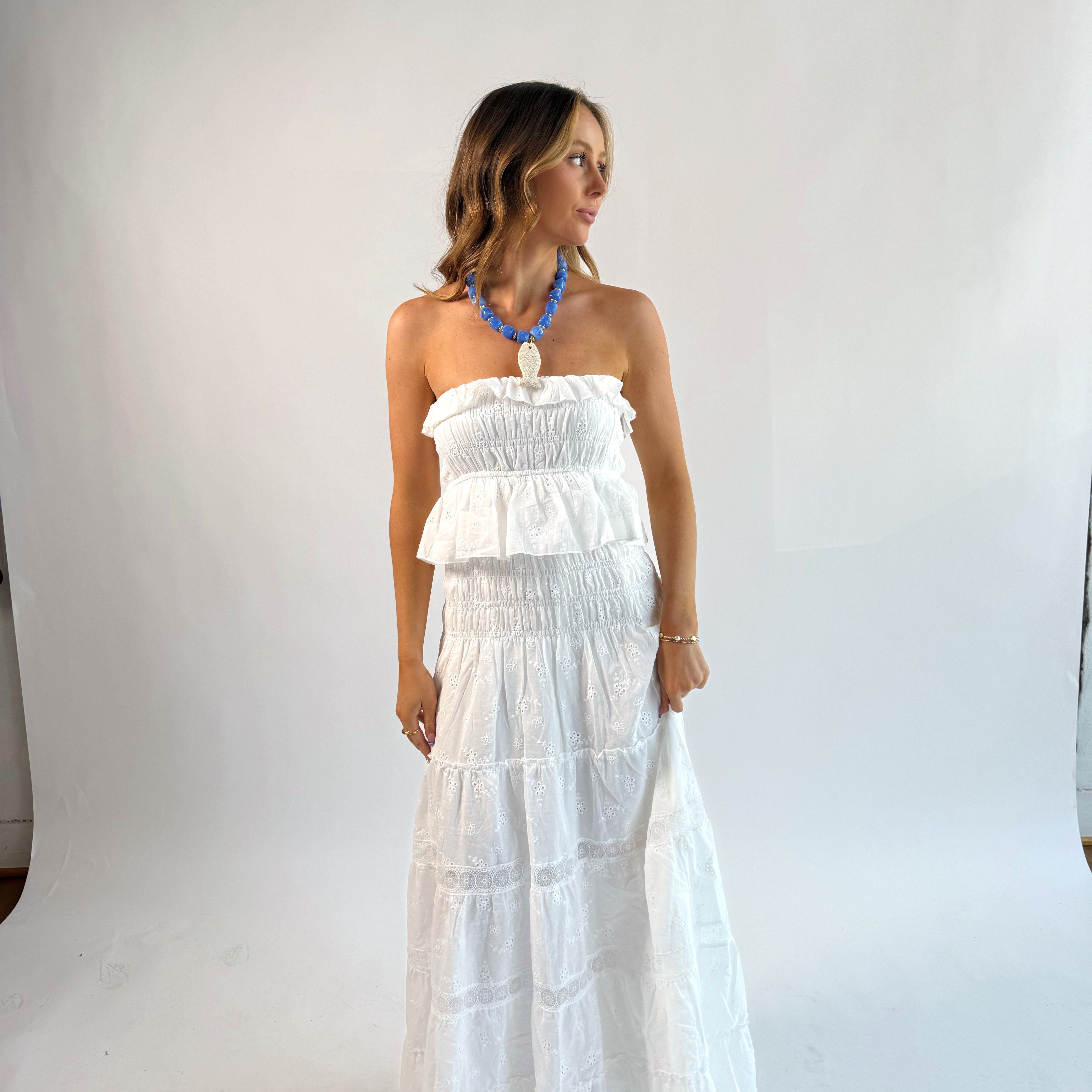 Lilliana Eyelet Dress