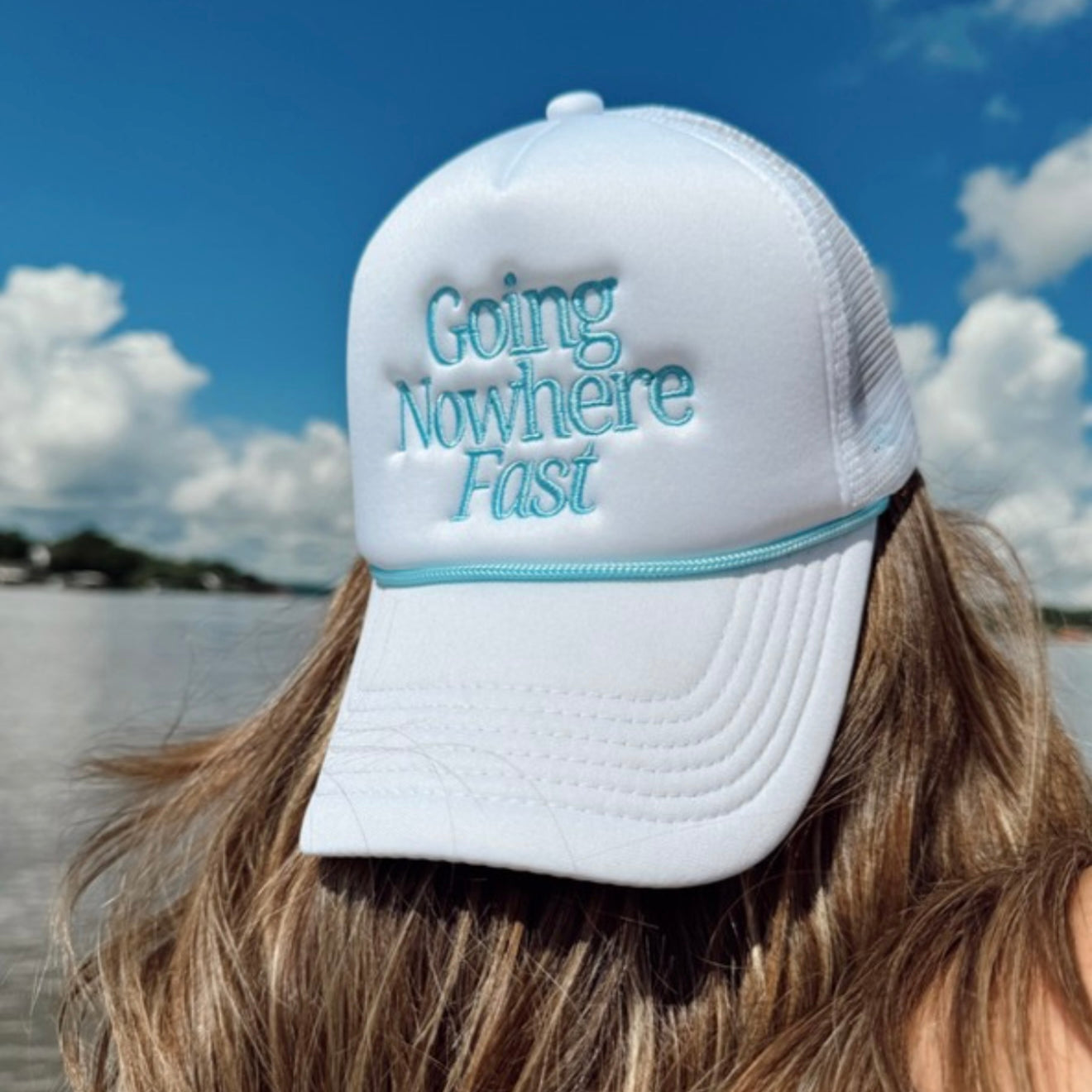 Going Nowhere Fast Trucker Hat
